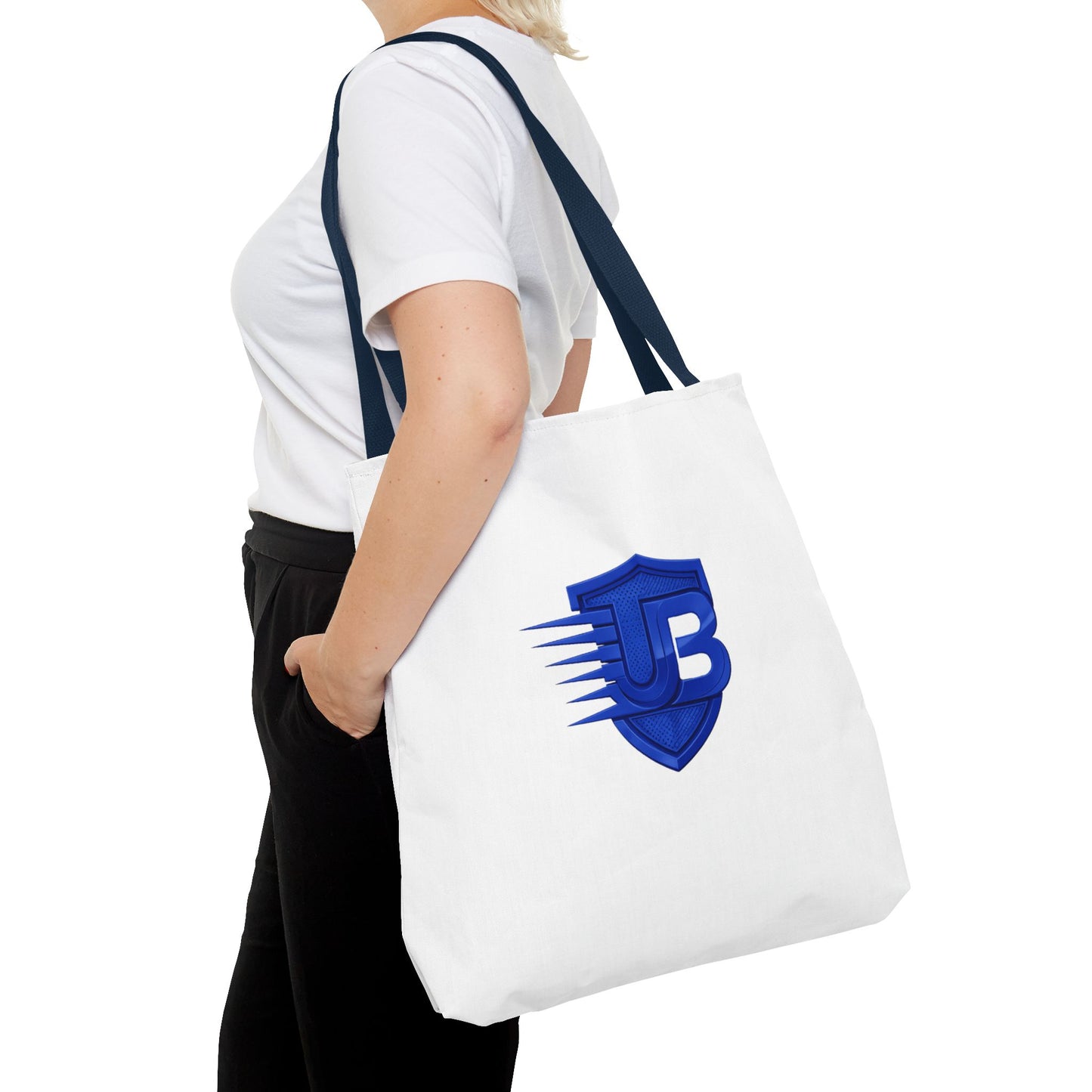 Blue Shield Logo Tote Bag — Branded UB Emblem Canvas Tote
