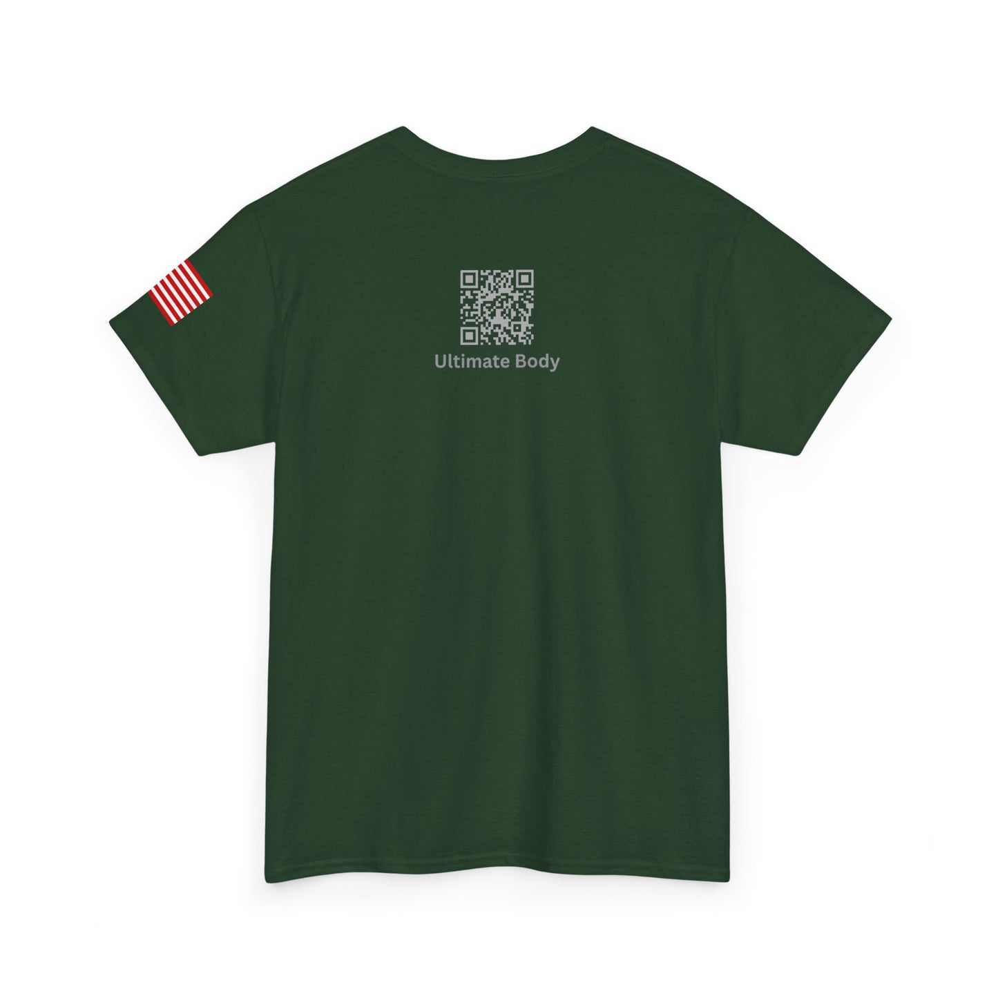 United States Military Emblem T-Shirt — American Flag Sleeve Tee