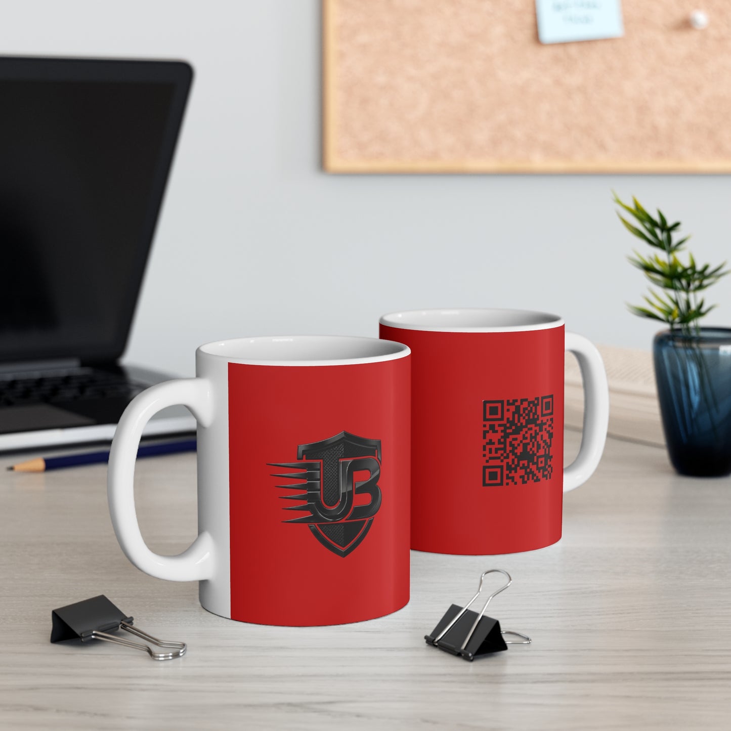 UB Shield Logo Coffee Mug — Red 11oz