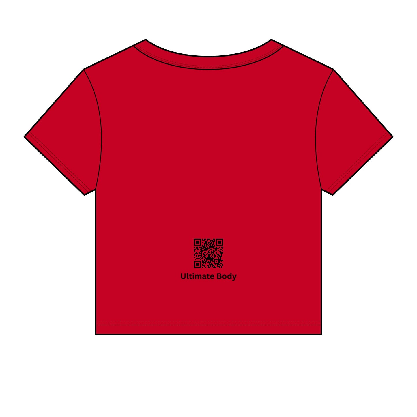 United States UB Shield Women's Baby Tee — Ultimate Body Blueprint Logo Crop Top