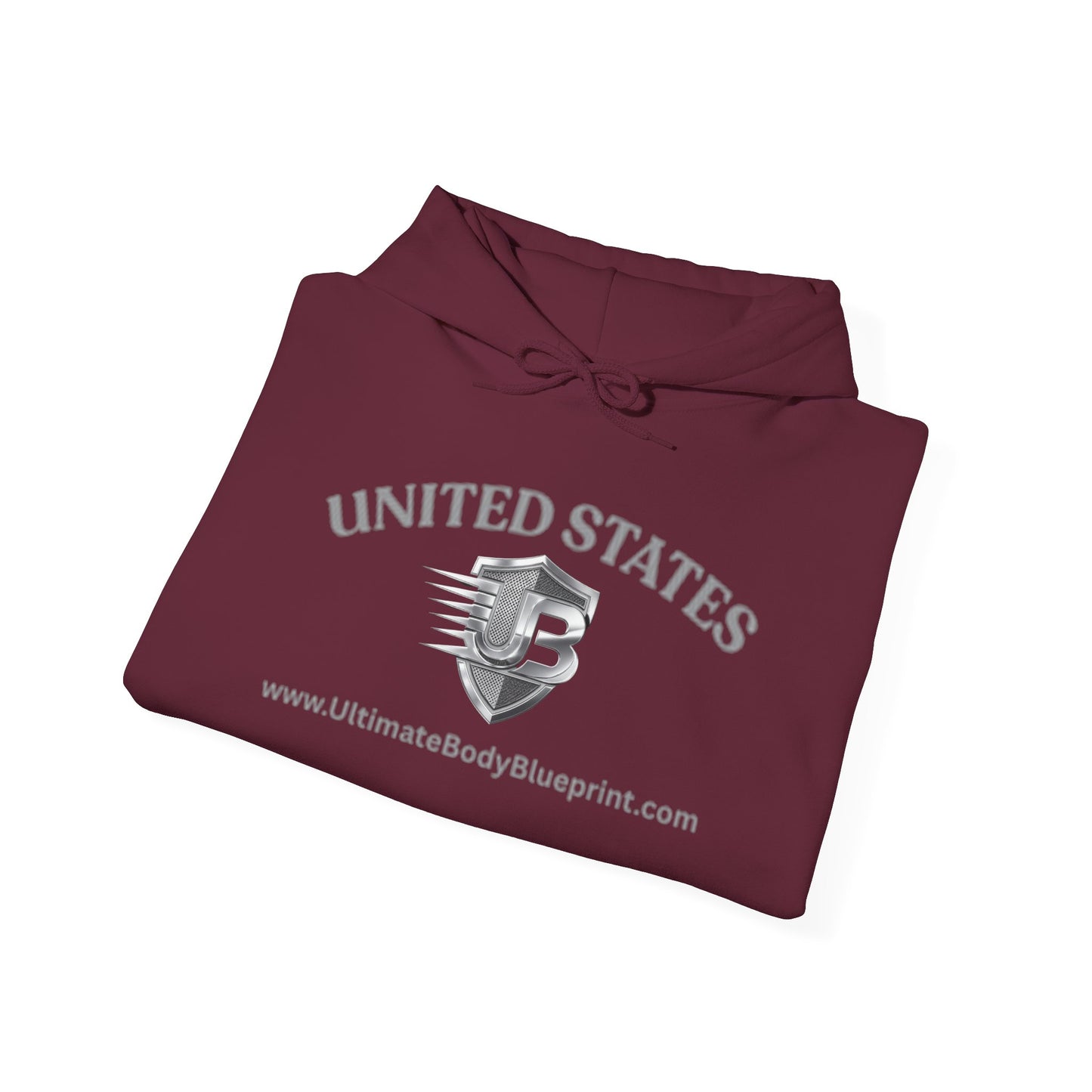 United States Shield Hoodie — Patriotic Athletic Pullover with Shield Logo