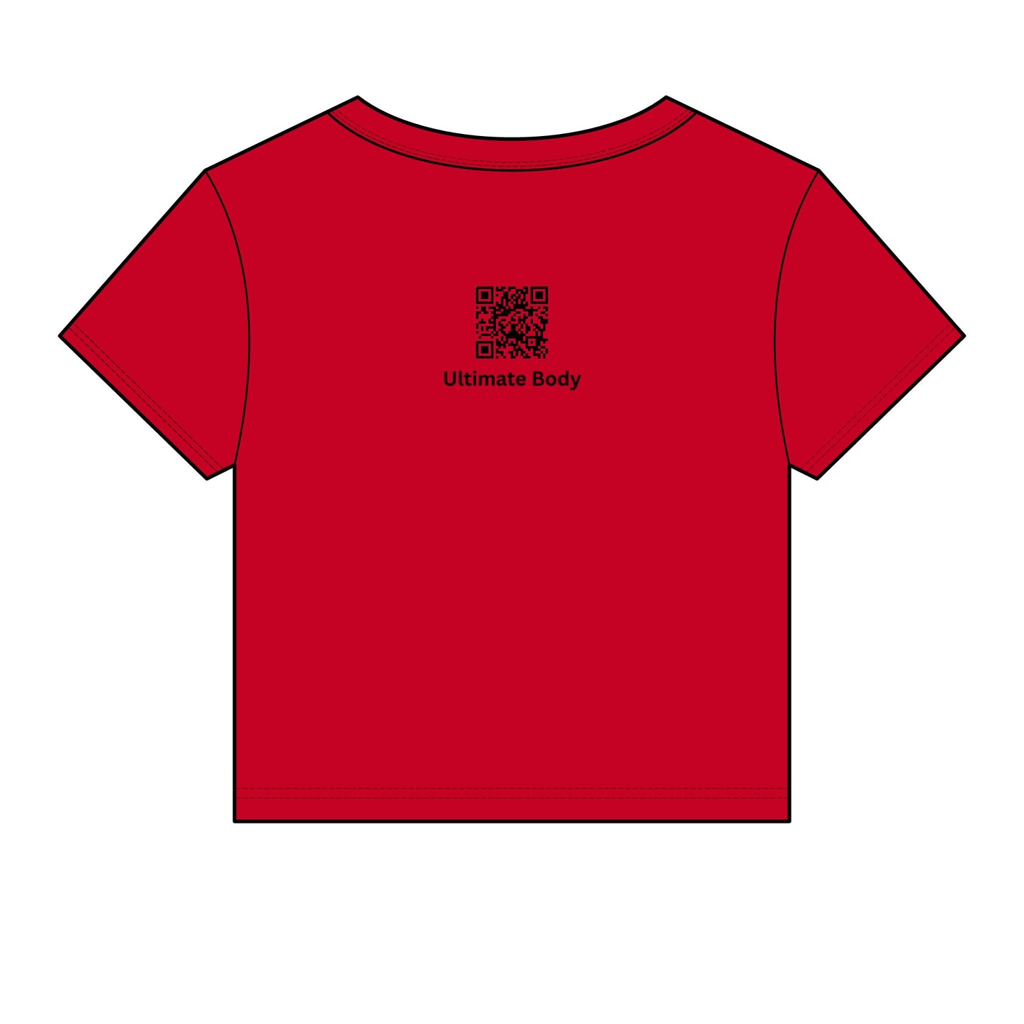 United States UB Shield Women's Baby Tee — Ultimate Body Blueprint Logo Crop Top