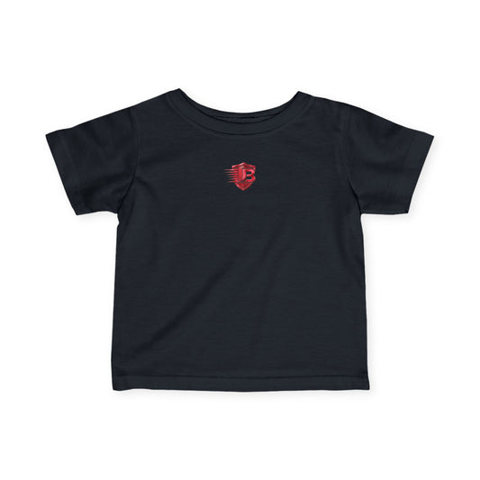 Infant Tee — "United States JB" Red Shield Logo Baby Shirt