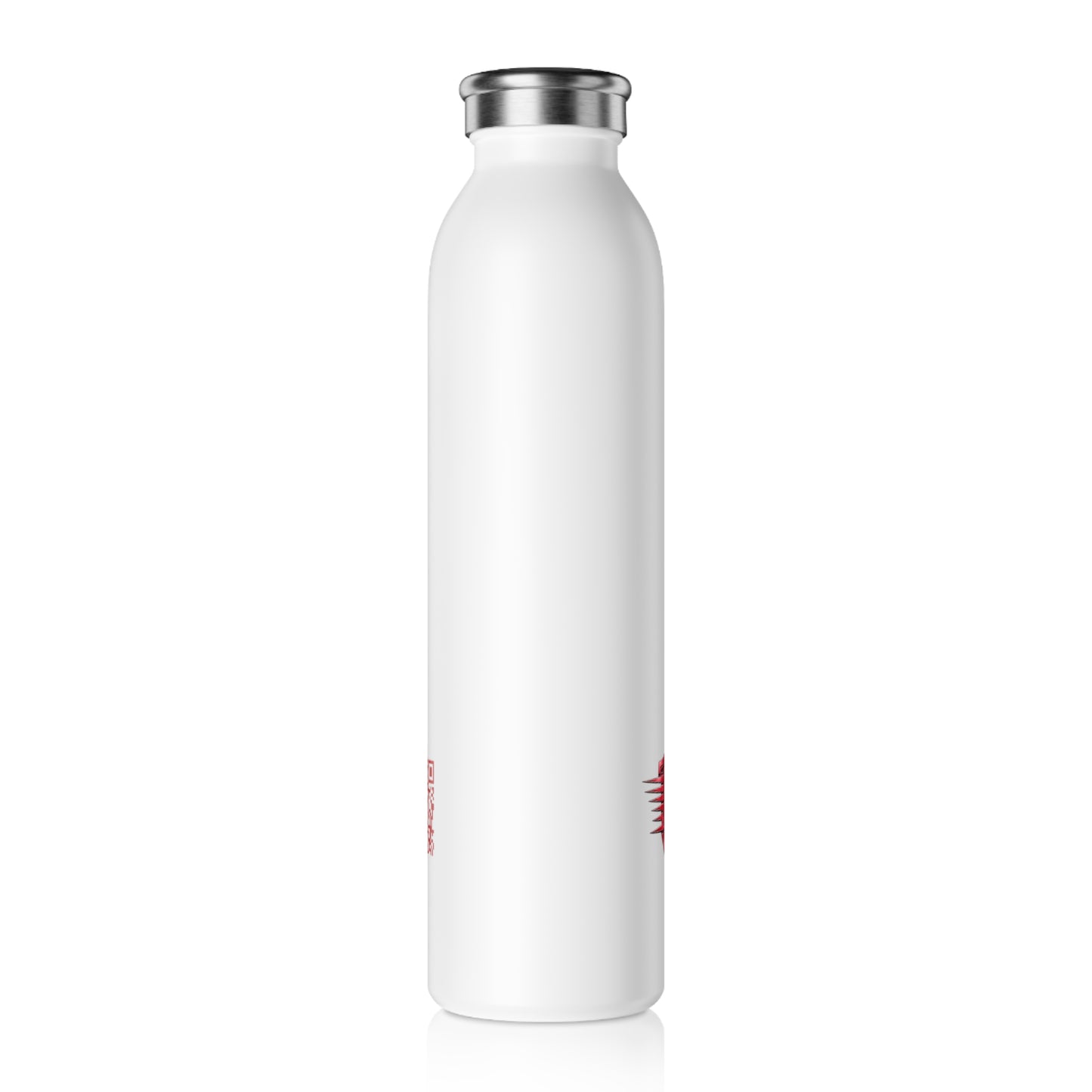 Slim Water Bottle — Red Shield 'UB' Logo Stainless Steel Bottle