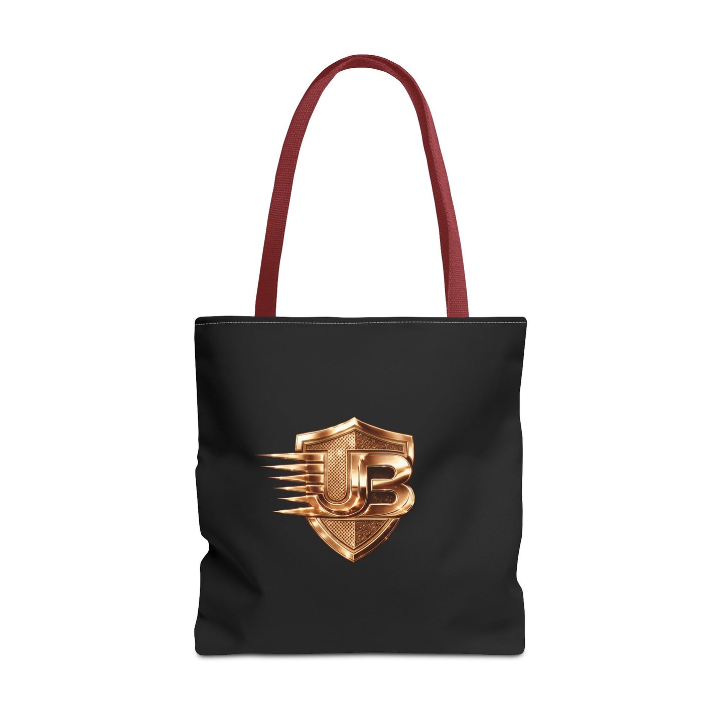 Ultimate Body QR Tote Bag — Black Logo Shield Design
