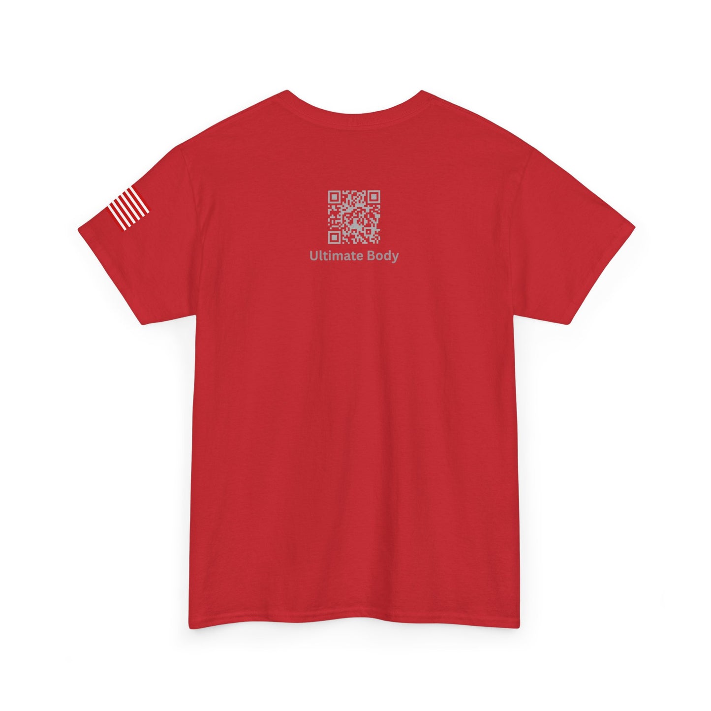 Patriotic 'United States Ultimate Body' Tee — American Flag Fitness Graphic T‑Shirt