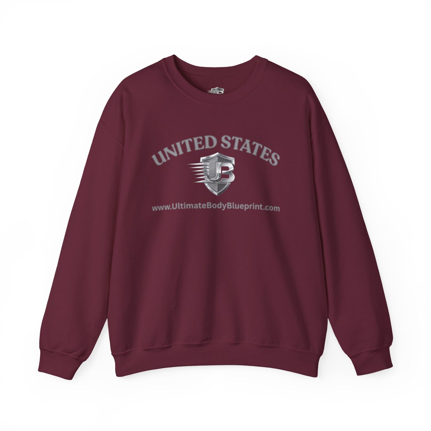 United States Speed Emblem Sweatshirt — Patriotic Vintage Racing Crewneck