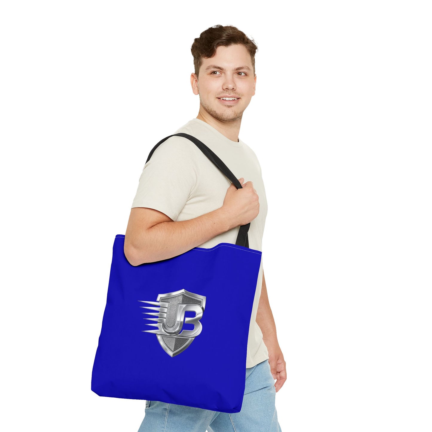 Blue Shield Logo Tote Bag — Branded Monogram AOP Tote