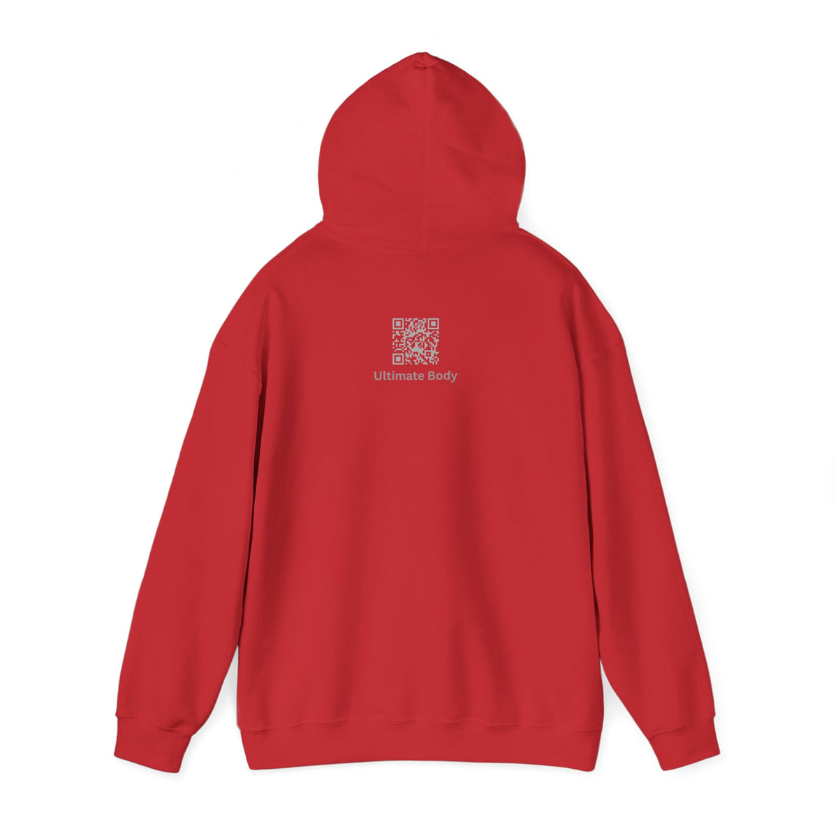 Fitness Club Hoodie – 'Ultimate Body' Back Logo Athletic Pullover