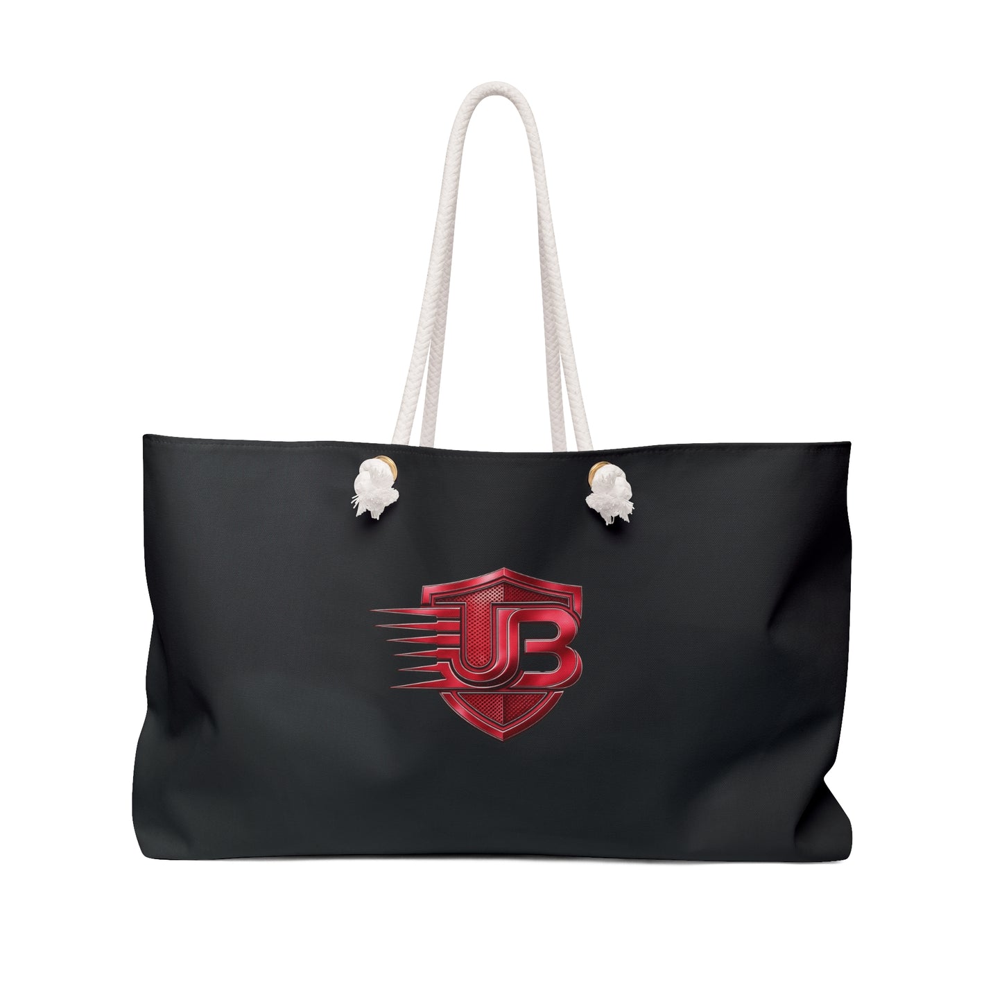 Ultimate Body Blueprint Weekender Bag — Black Fitness Logo Travel Tote