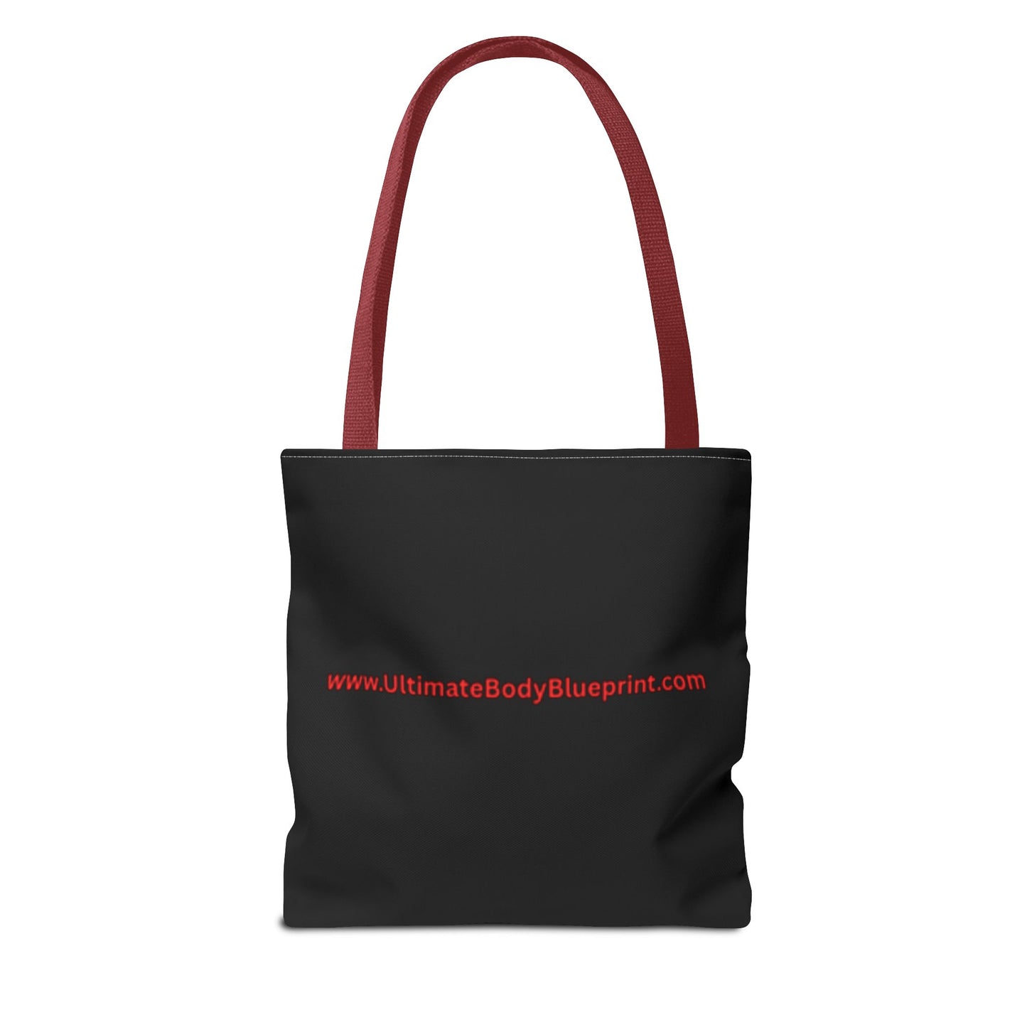Speed Shield Logo Tote Bag — Black & Red Branded AOP Tote