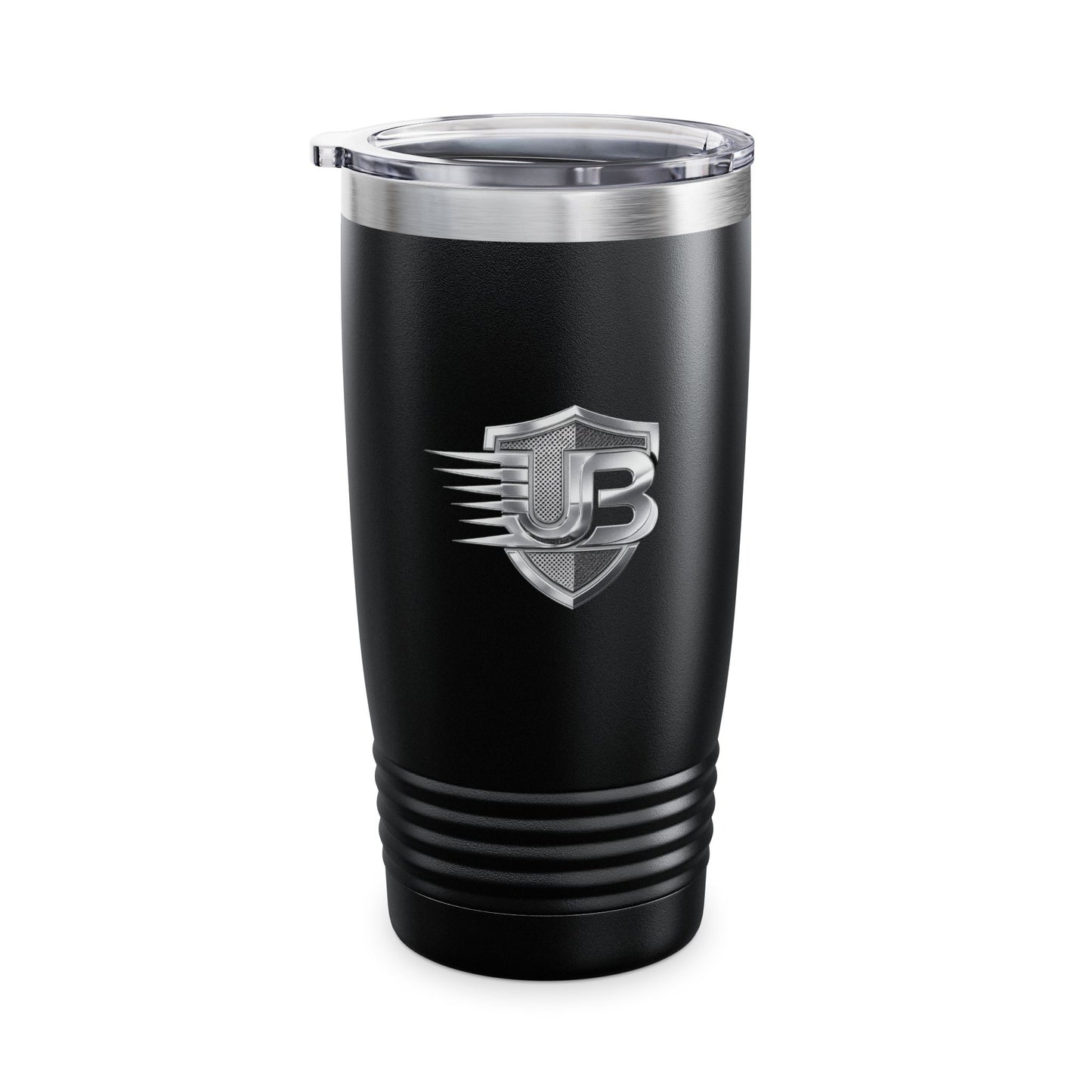 20oz Ringneck Tumbler – Insulated Travel Cup with Metallic Shield Logo