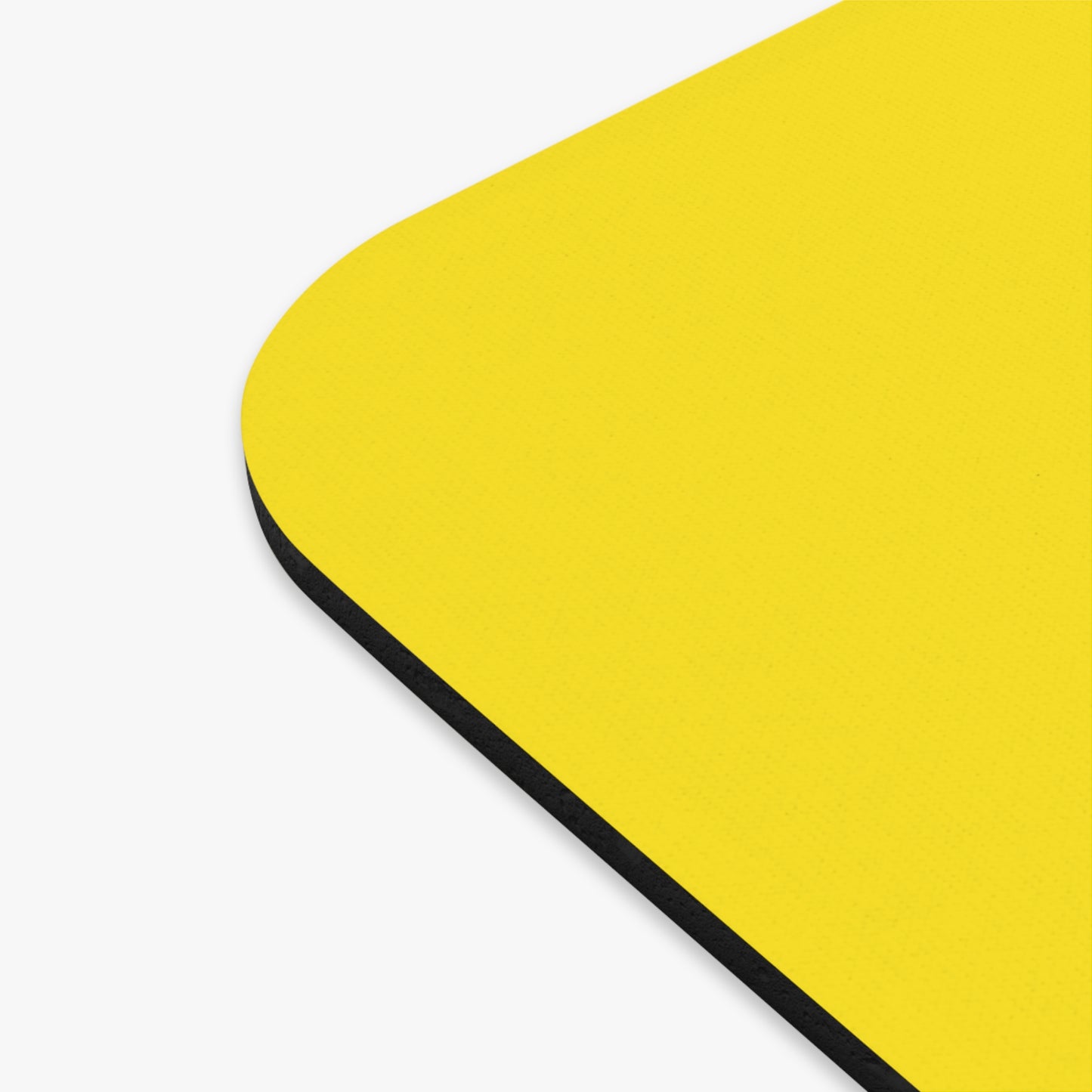 Yellow Racing Shield Mouse Pad — UB Logo Gaming Desk Mat