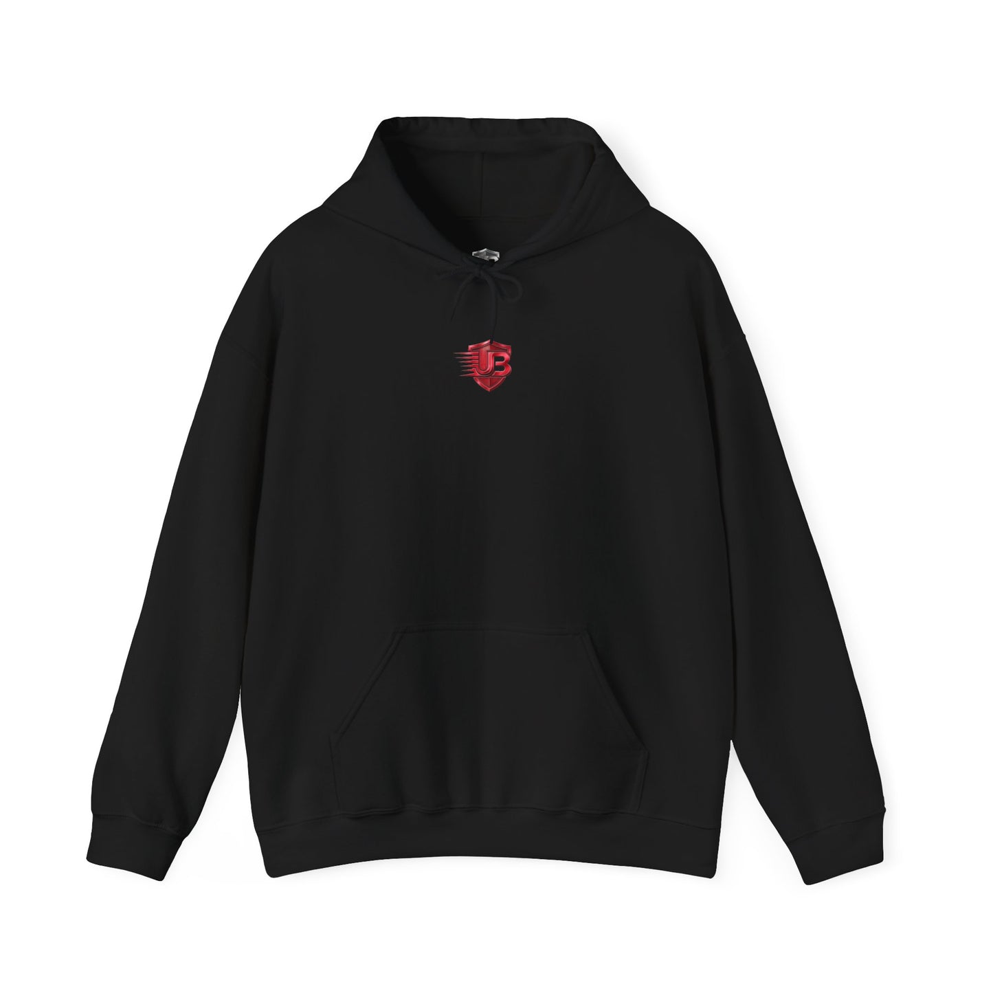 United States Shield Hoodie — Patriotic Red Emblem Pullover