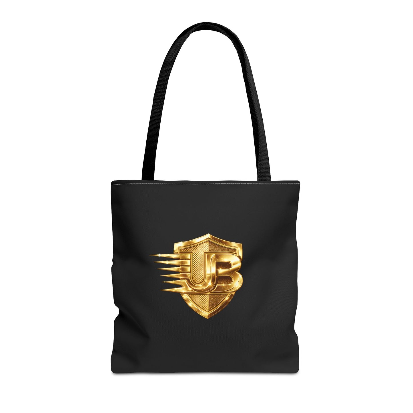 Ultimate Body QR Code Tote Bag — Gold Emblem Gym Tote