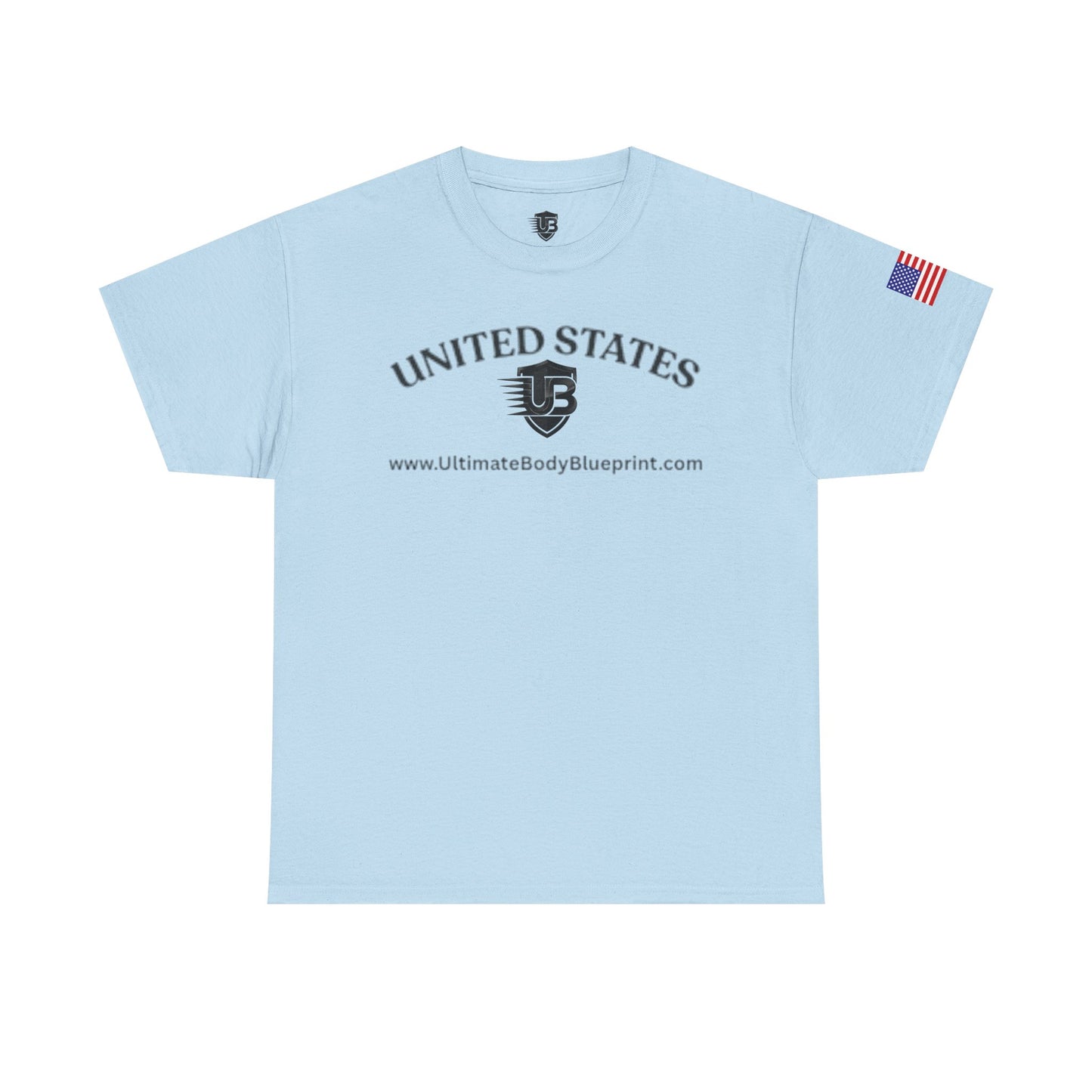 United States Logo Tee — Ultimate Body Blueprint Fitness Shirt