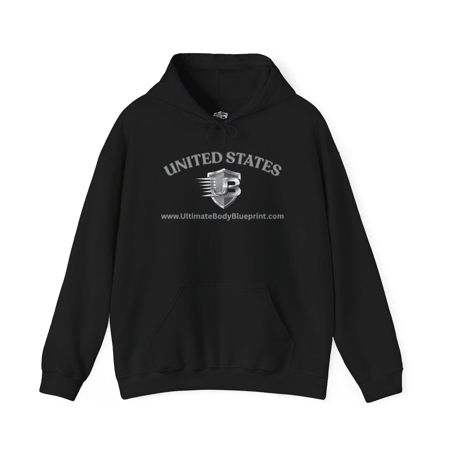 United States Logo Hoodie — Military Style Patriotic Pullover