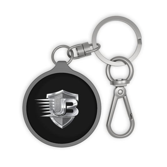 Shielded JB Logo Keyring Tag — Metal Keychain with Emblem