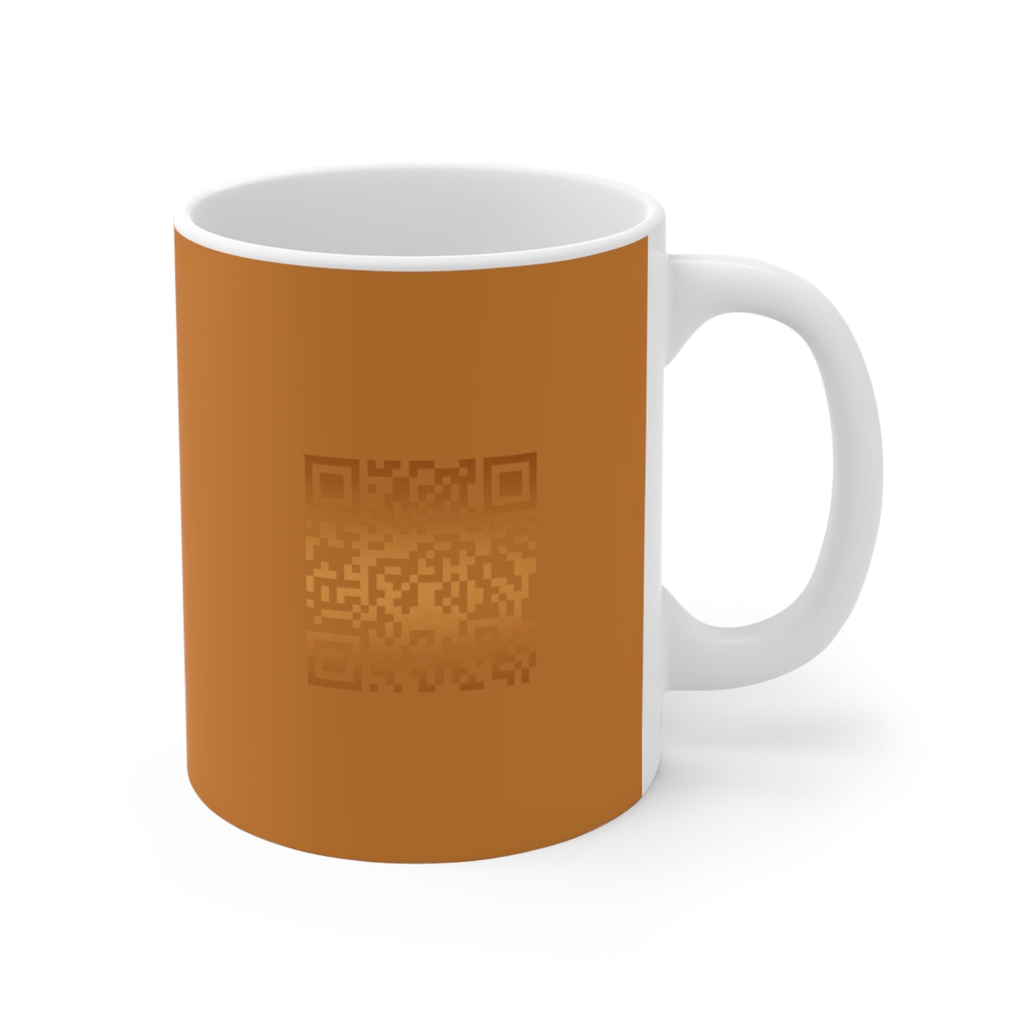Bronze Speed Shield Mug — Retro Racing Emblem 11oz Ceramic Coffee Cup