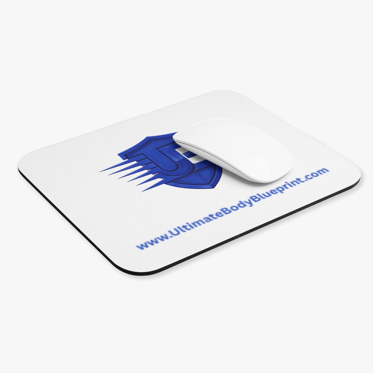 Mouse Pad — Blue Shield 'UB' Logo Gaming Desk Mat