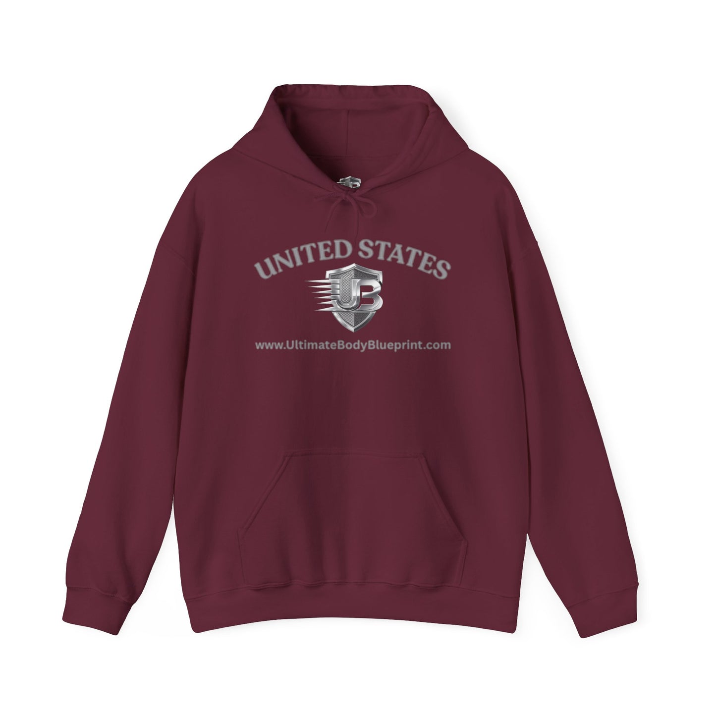 United States Shield Hoodie — Patriotic Athletic Pullover with Shield Logo
