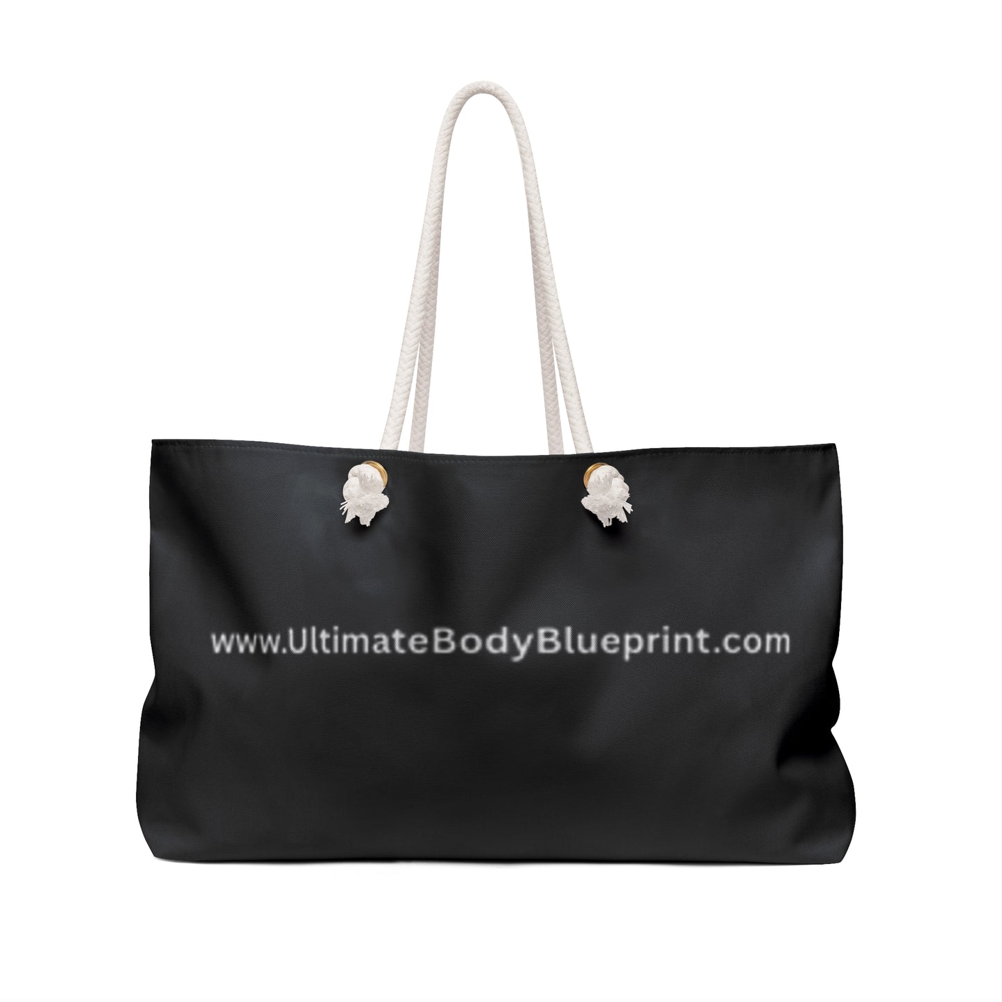 Ultimate Body Blueprint Weekender Bag — Black Logo Travel Tote