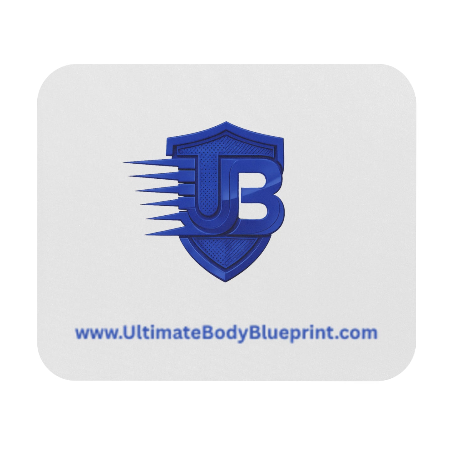 Mouse Pad — Blue Shield 'UB' Logo Gaming Desk Mat