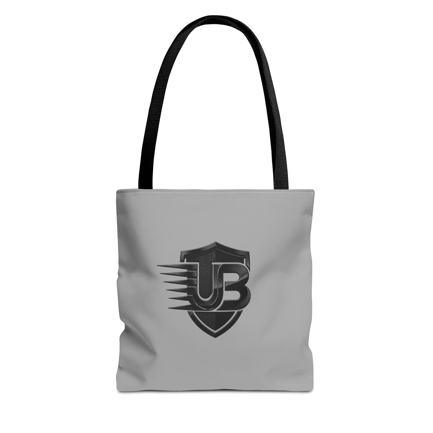 Urban Shield Logo Tote Bag — Branded Grey All-Over Print Tote