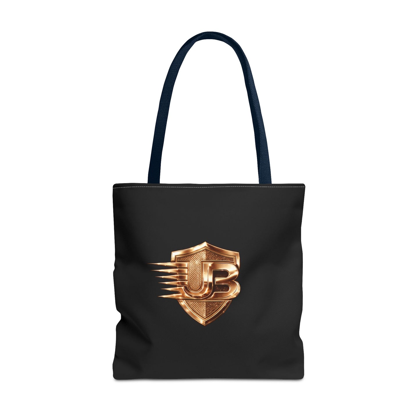 Ultimate Body QR Tote Bag — Black Logo Shield Design