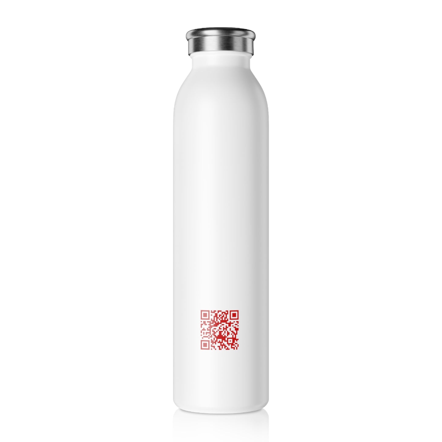Slim Water Bottle — Red Shield 'UB' Logo Stainless Steel Bottle