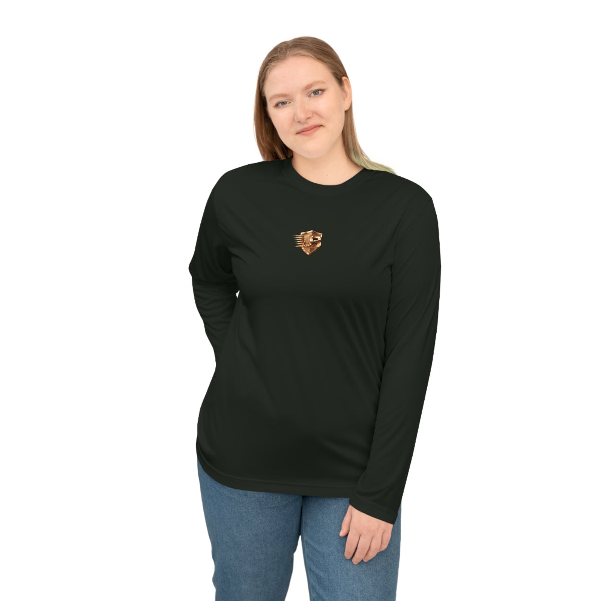 Performance Long Sleeve – 'Ultimate Body' Gold Logo Active Shirt