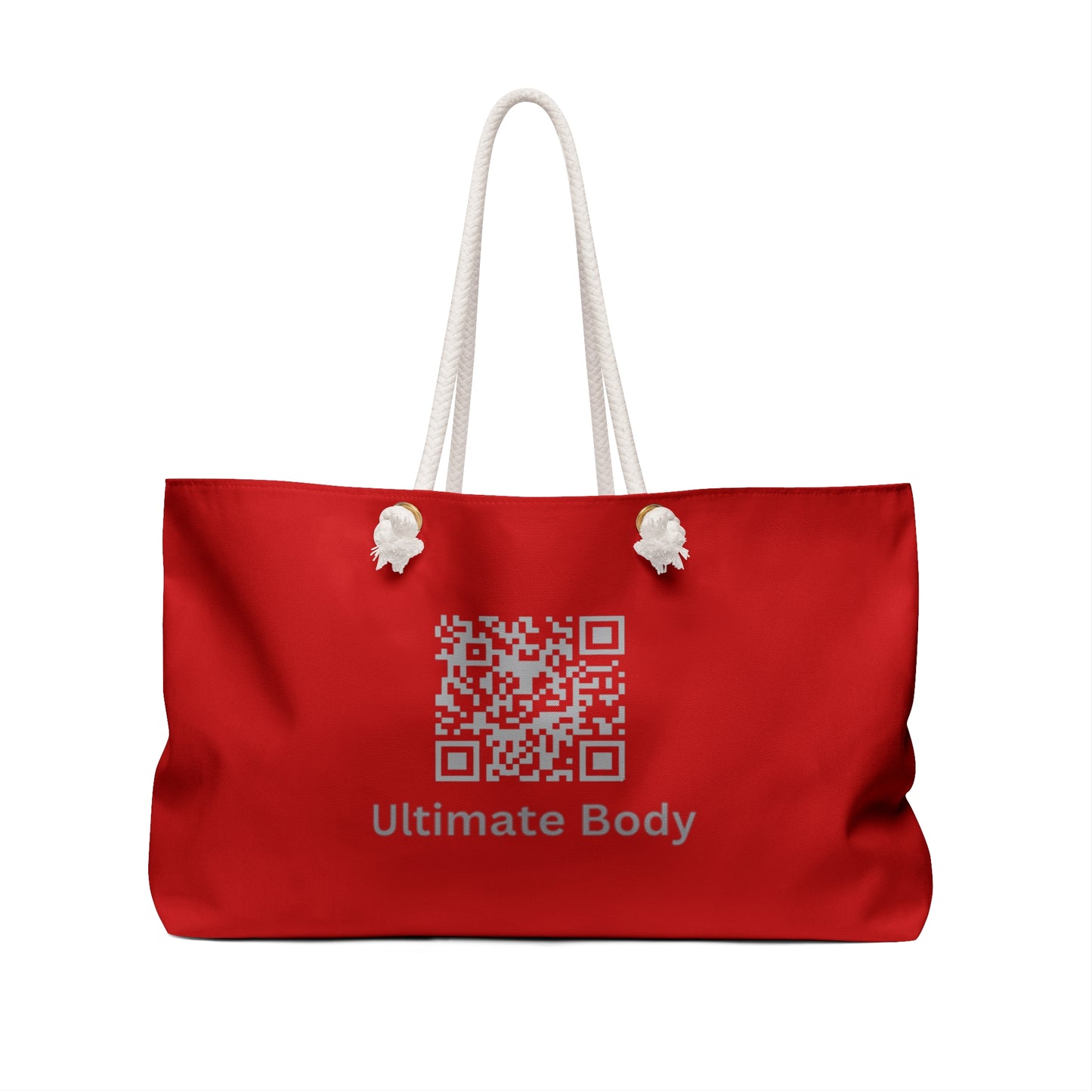 Ultimate Body Weekender Bag — Red Logo QR Travel Tote