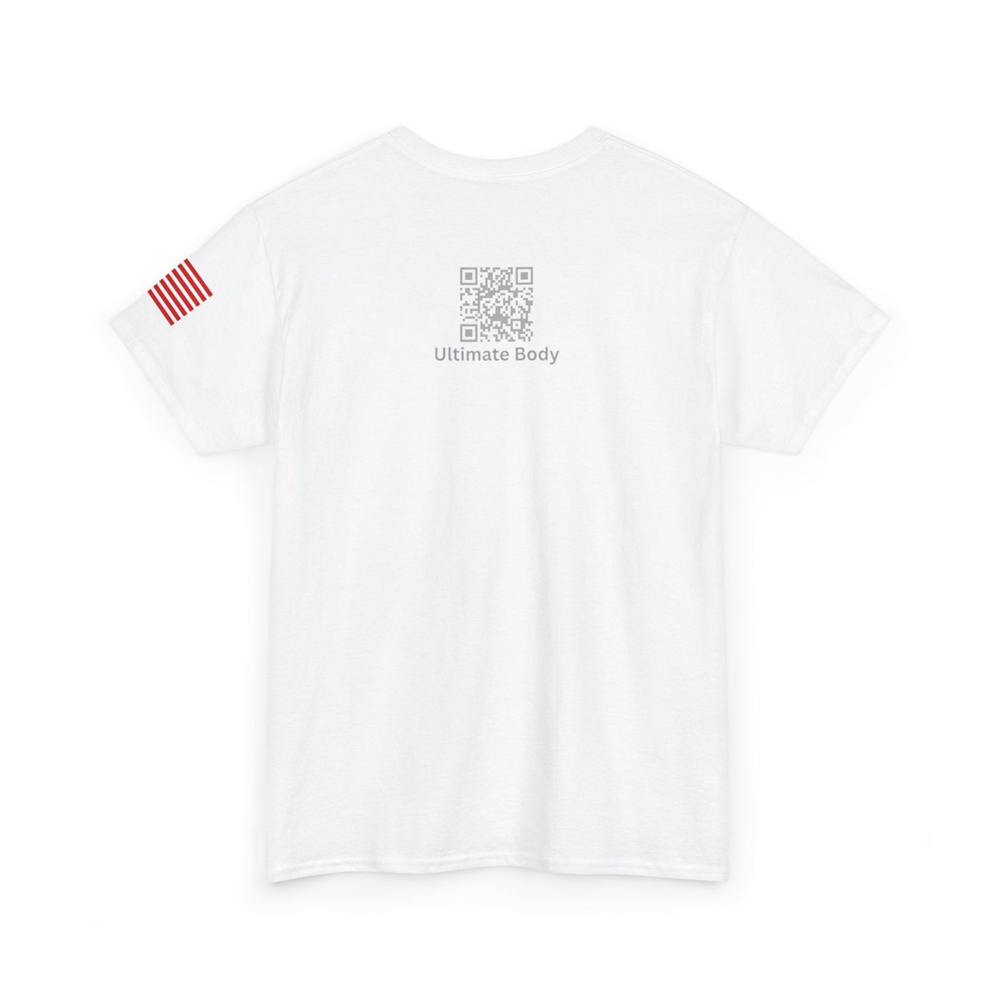 United States Logo T-Shirt — USA Flag Sleeve Tee with 'United States' Text