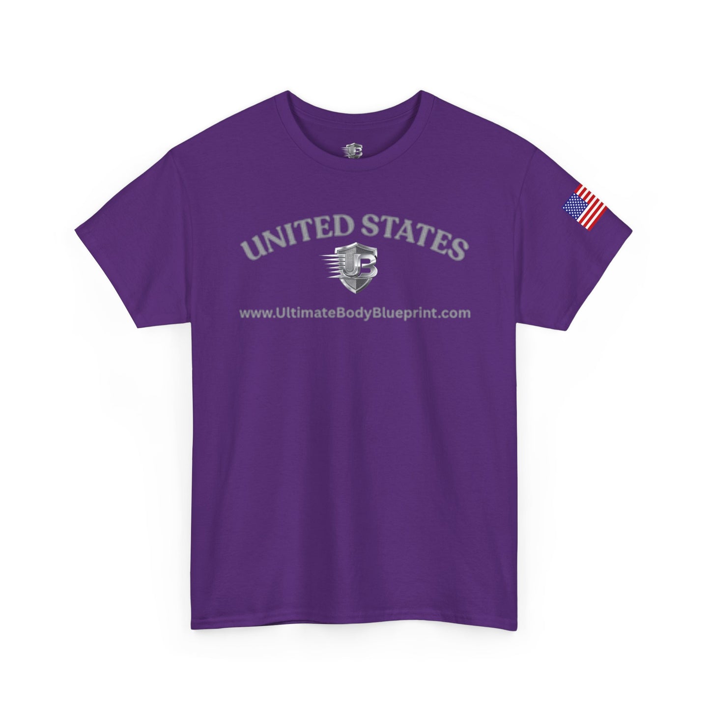 United States Military Emblem Tee – Patriotic Flag Sleeve Shirt