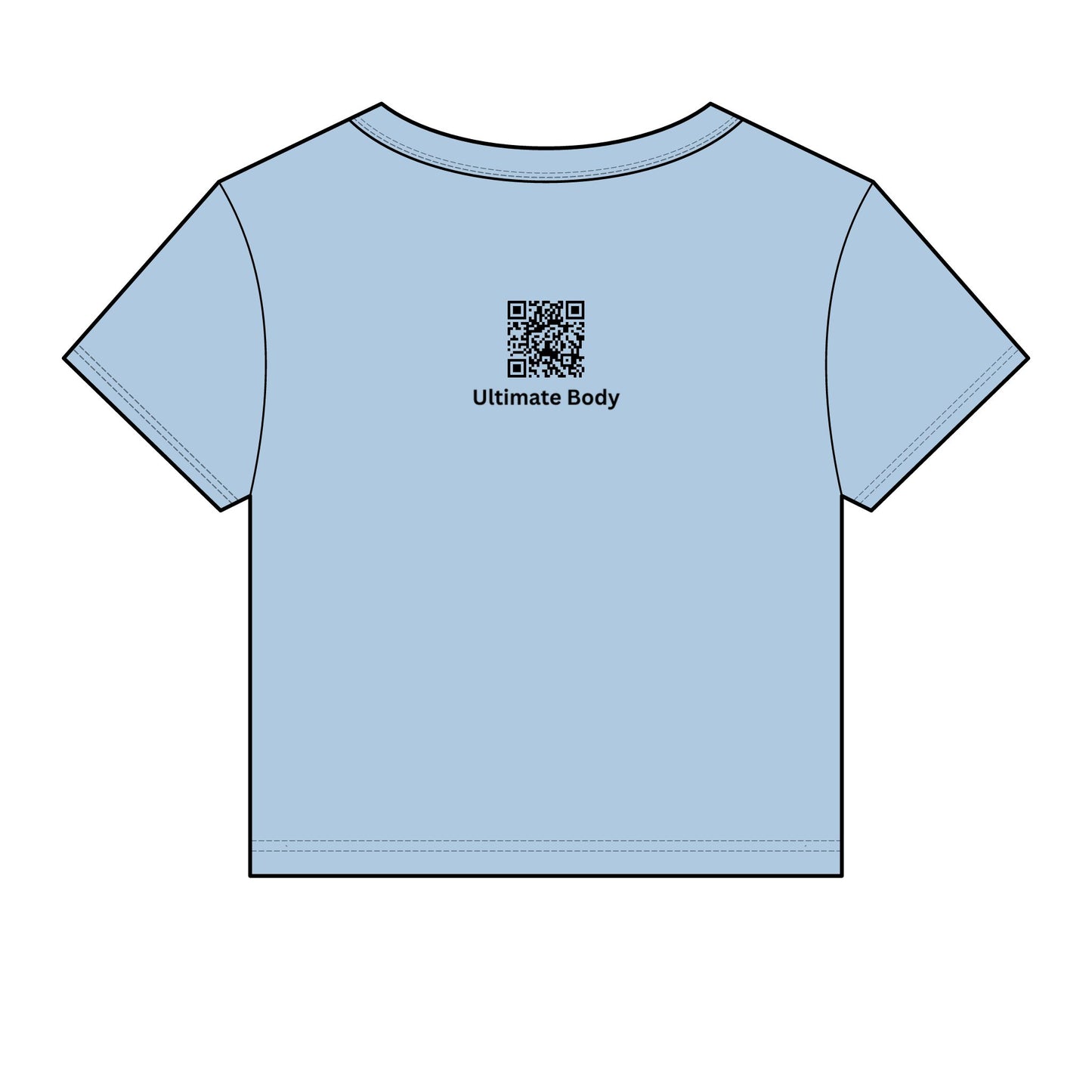 United States UB Shield Crop Tee — UltimateBodyBlueprint Logo Women's Baby T-Shirt