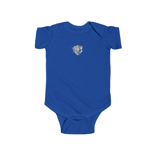 Infant Bodysuit — "United States" Shield Baby Onesie (Patriotic Newborn Gift)