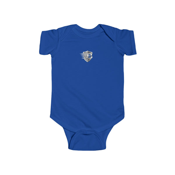 Infant Bodysuit — "United States" Shield Baby Onesie (Patriotic Newborn Gift)