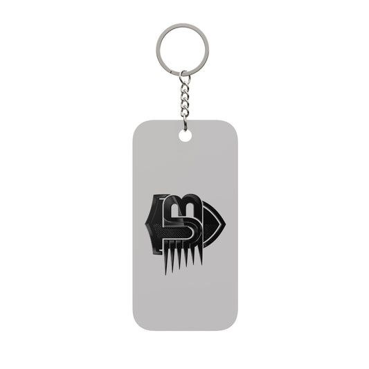 Double-Sided Keychain — Fitness Logo Keyring with UltimateBodyBlueprint.com Text