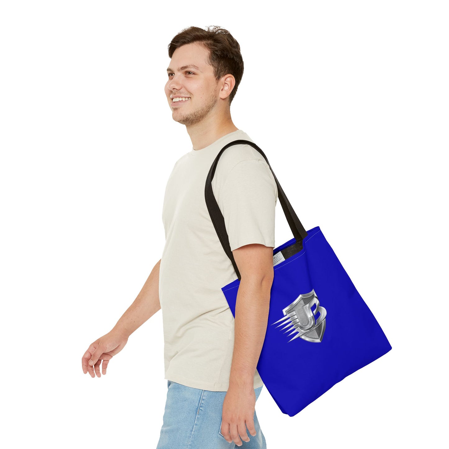 Blue Shield Logo Tote Bag — Branded Monogram AOP Tote