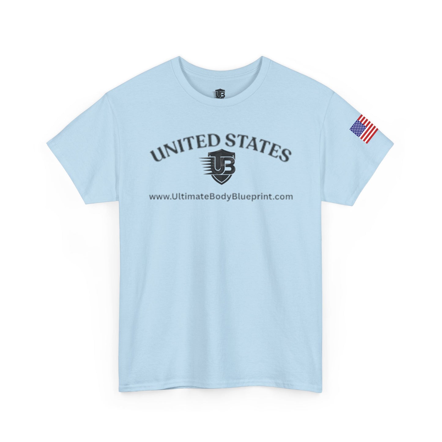 United States Logo Tee — Ultimate Body Blueprint Fitness Shirt