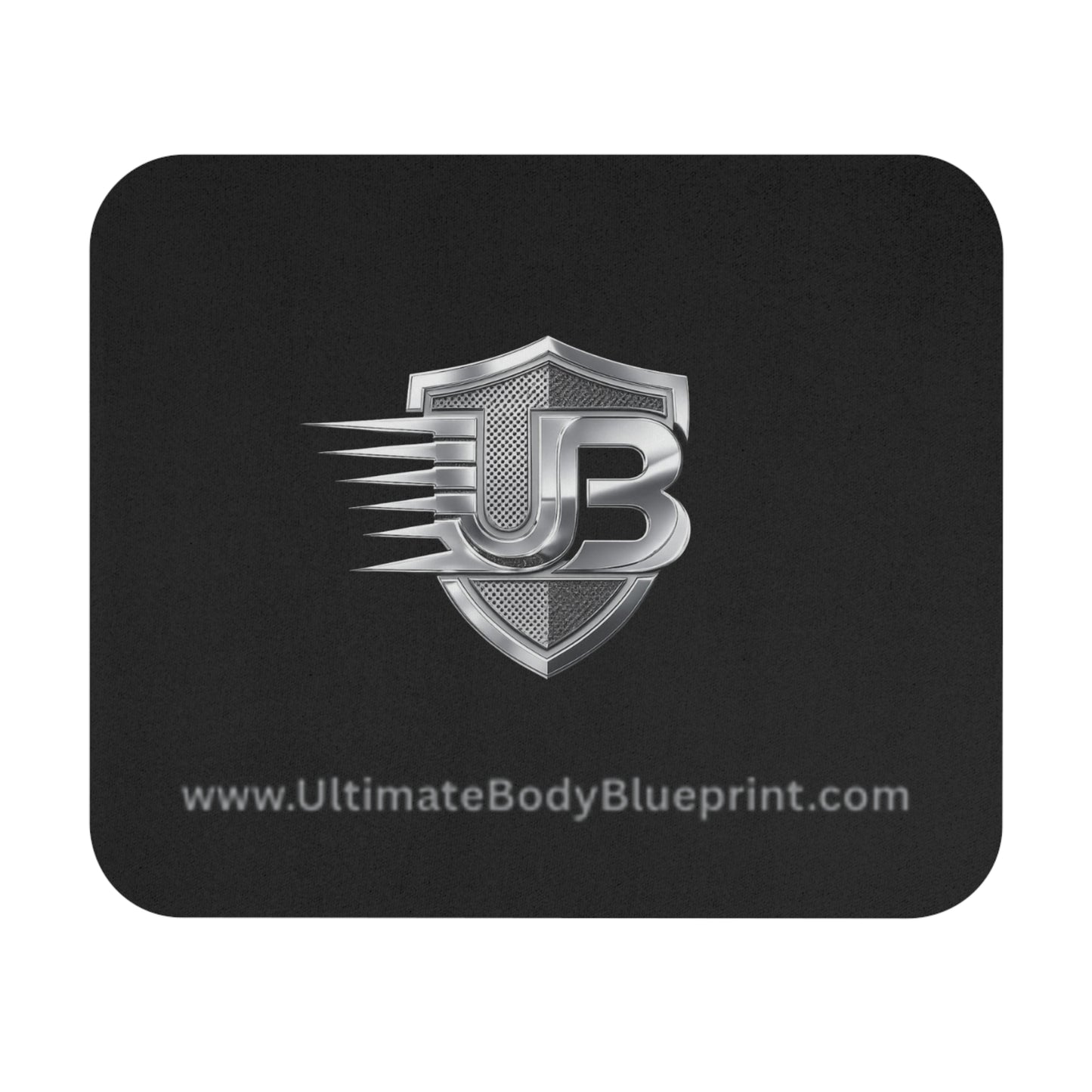 Racing Shield Mouse Pad — Metallic UB Logo Desk Mat