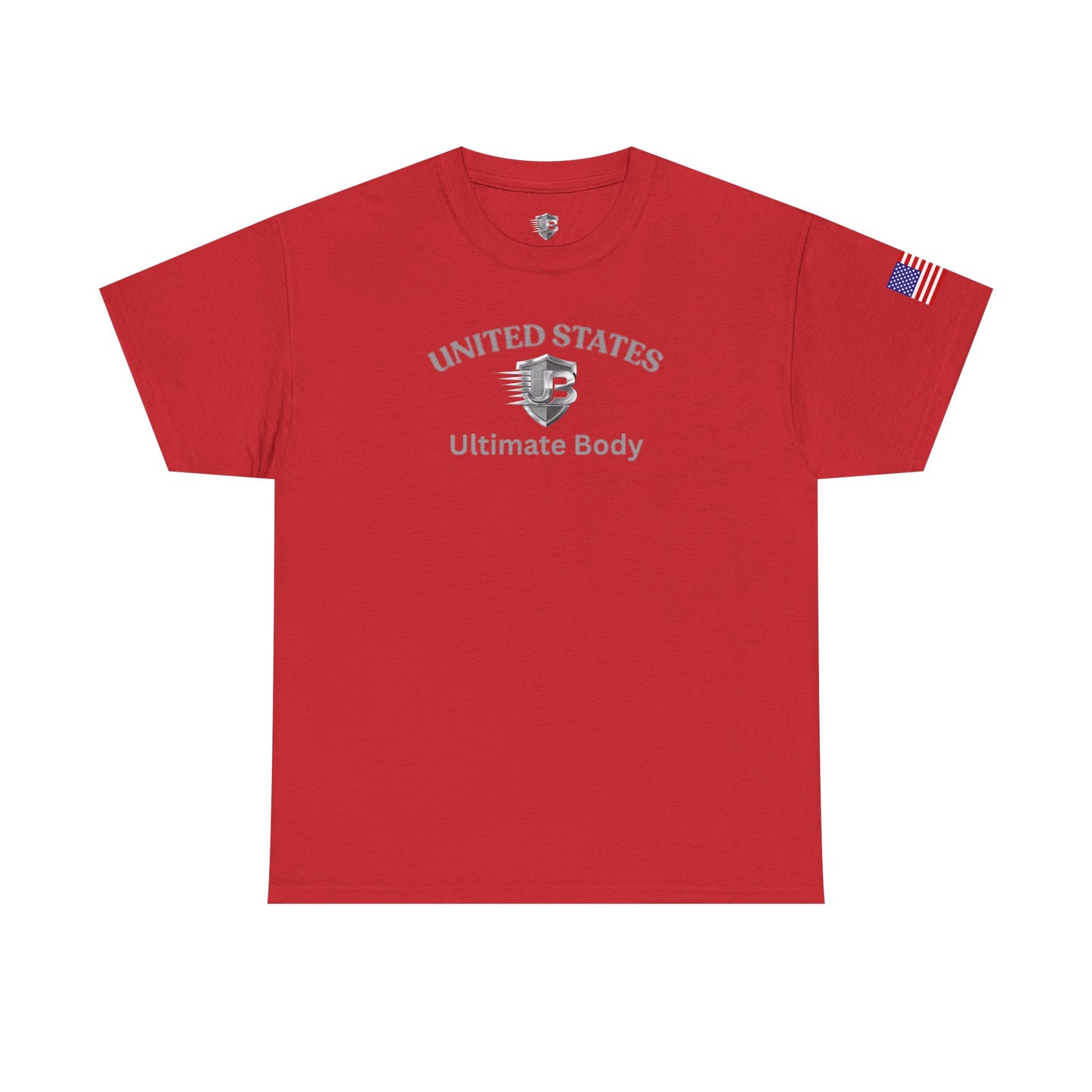 Patriotic 'United States Ultimate Body' Tee — American Flag Fitness Graphic T‑Shirt