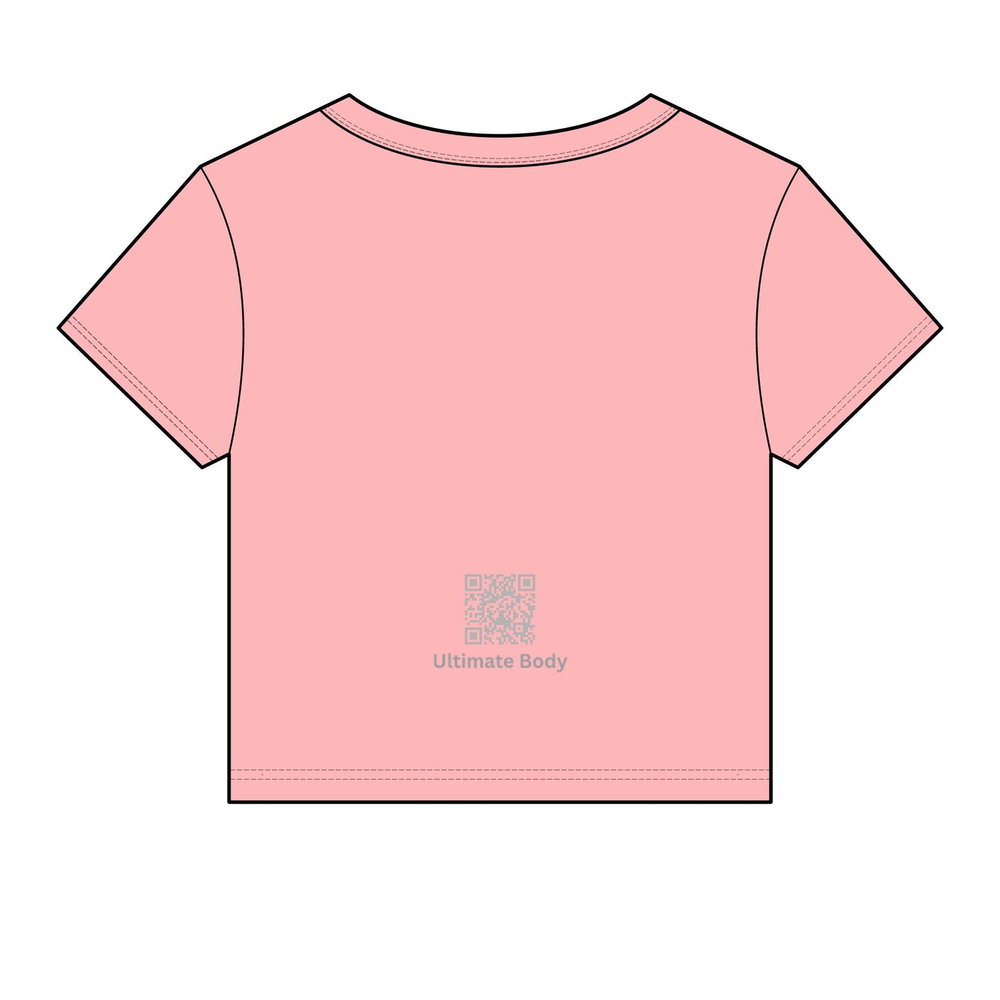 United States UB Shield Crop Tee — Red Logo Women's Baby T-Shirt