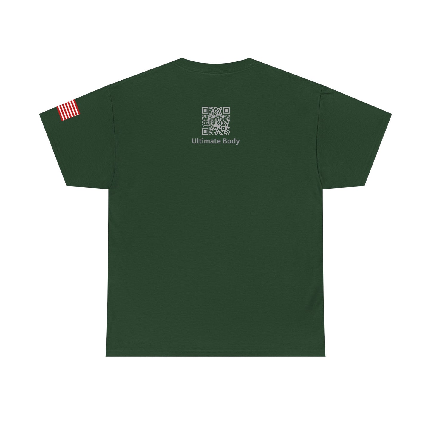 United States Military Emblem T-Shirt — American Flag Sleeve Tee