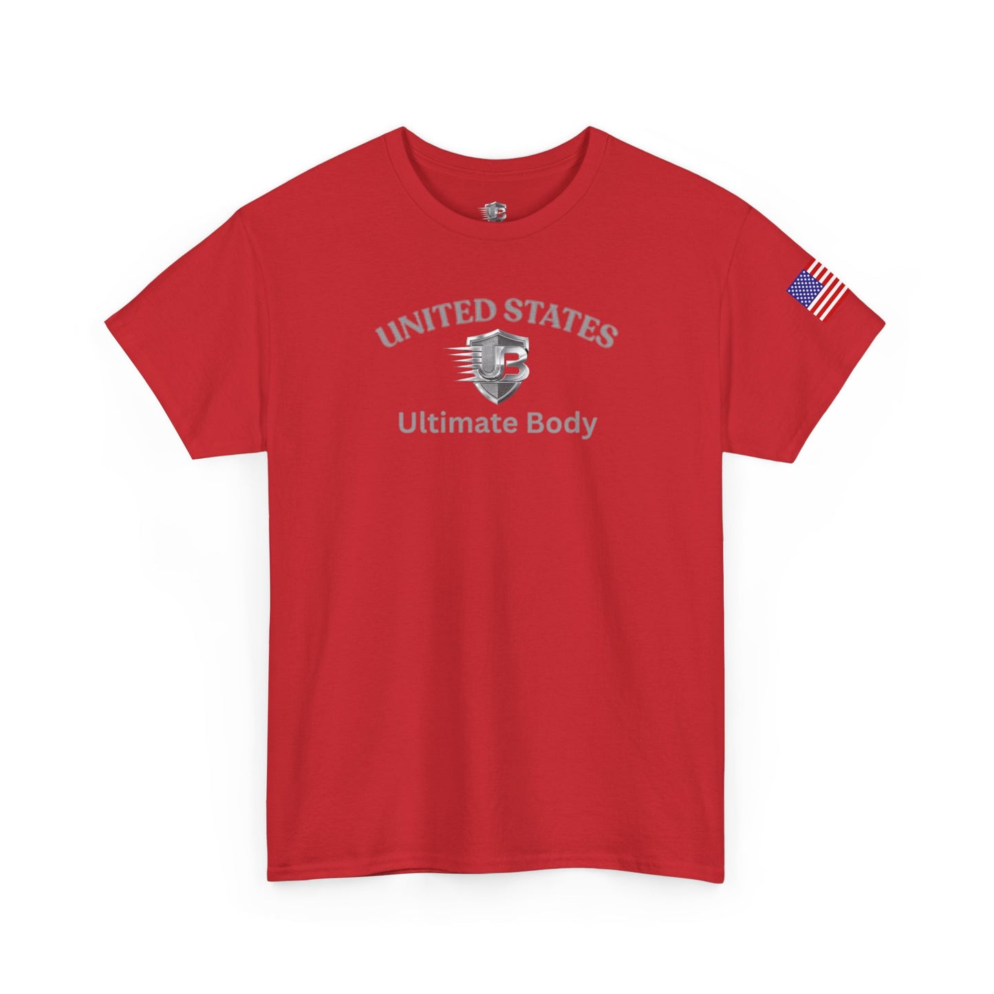 Patriotic 'United States Ultimate Body' Tee — American Flag Fitness Graphic T‑Shirt
