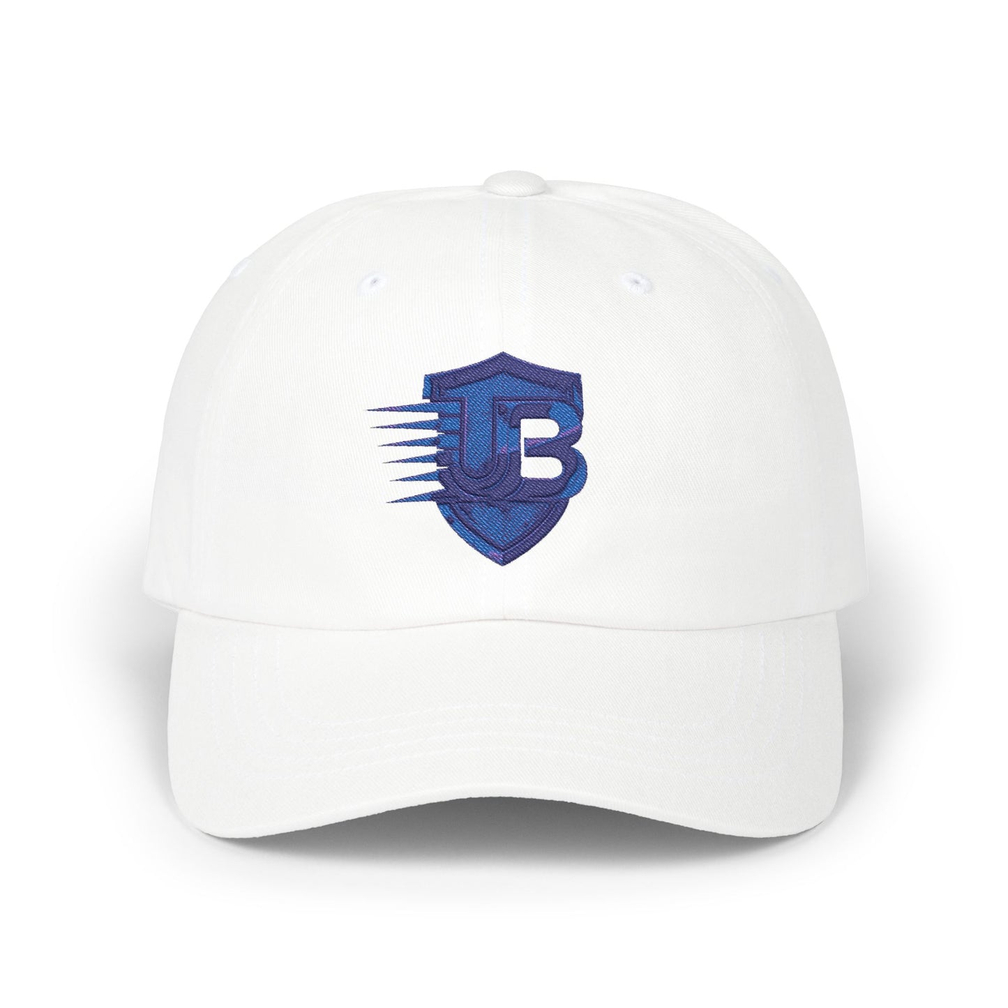 Shield B Logo Dad Cap — Embroidered Athletic Baseball Hat
