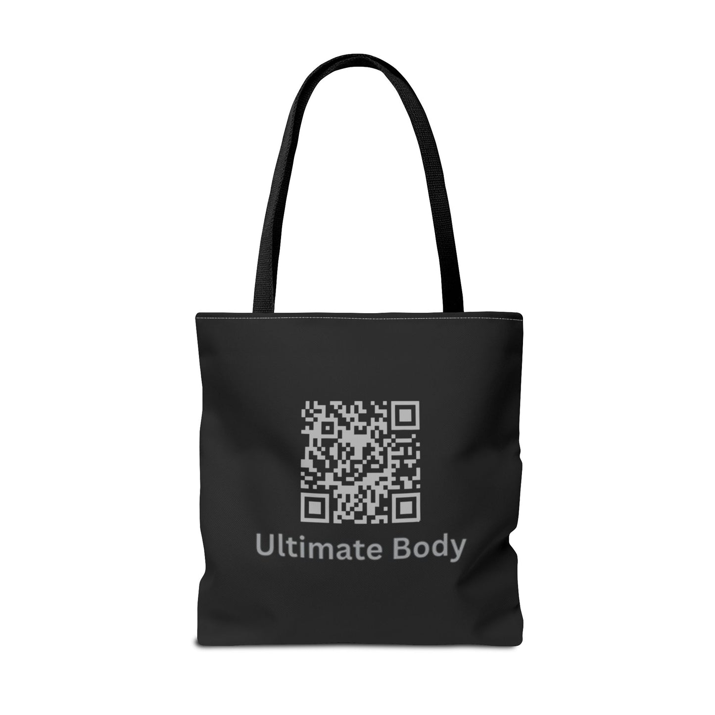 Shield Logo Tote Bag — Black Urban Badge Tote with 'UB' Emblem