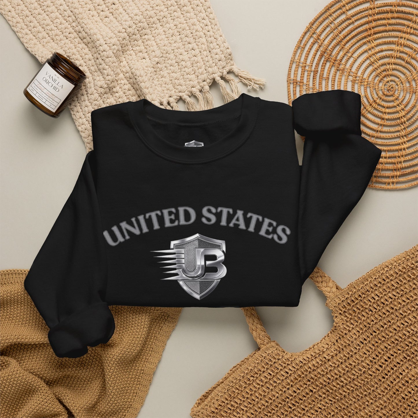 United States UB Shield Crewneck Sweatshirt — Athletic Logo Pullover