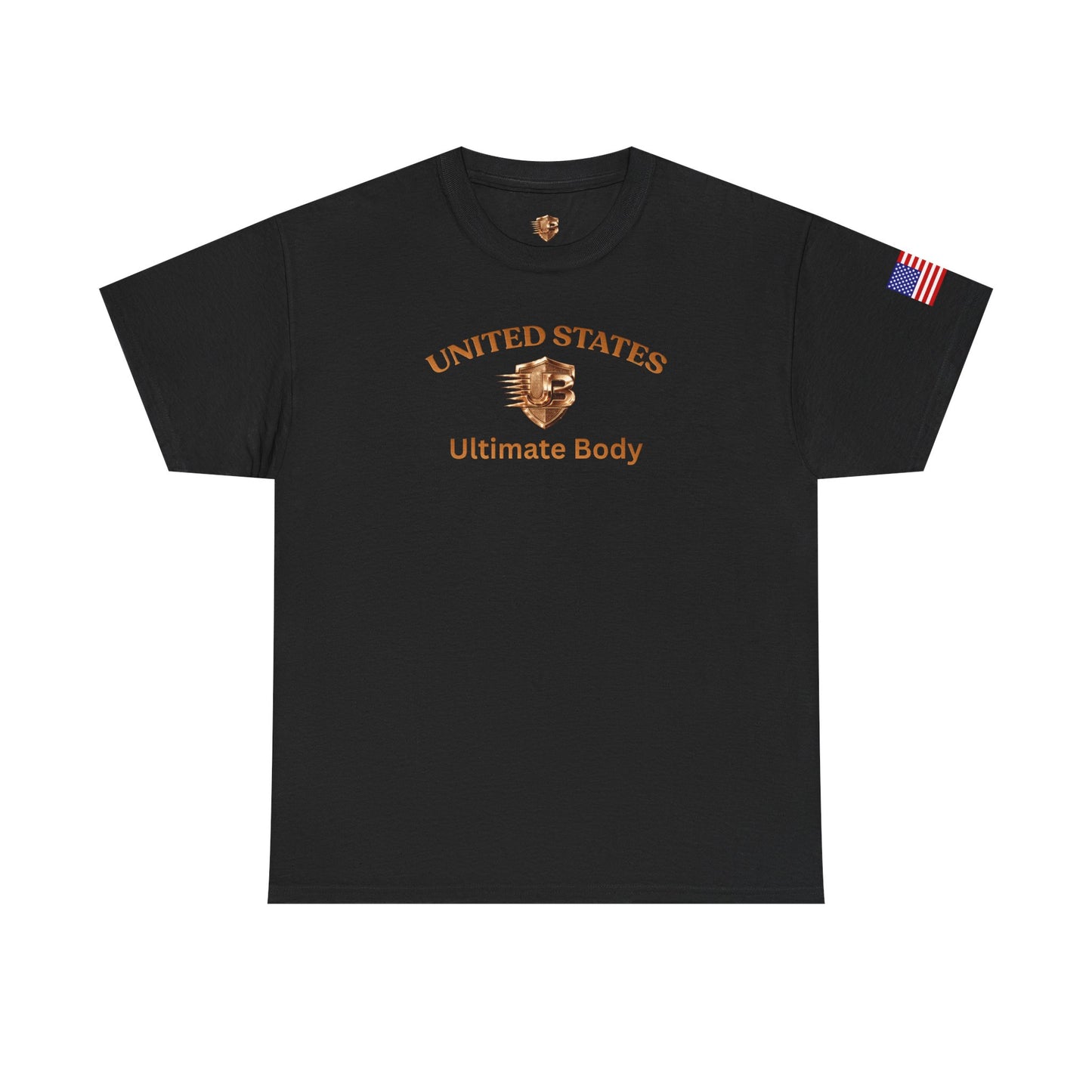 United States "Ultimate Body" Graphic Tee — Patriotic Fitness T‑Shirt