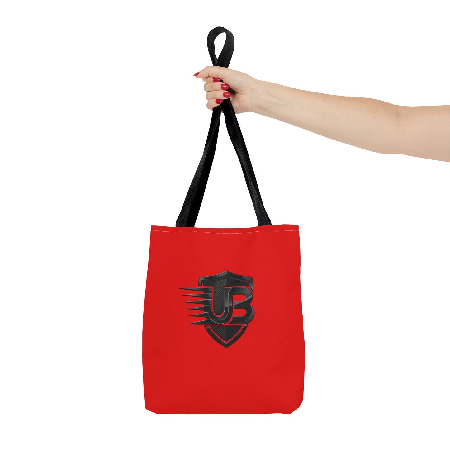 Red Shield Logo Tote Bag — UB Emblem All-Over Print